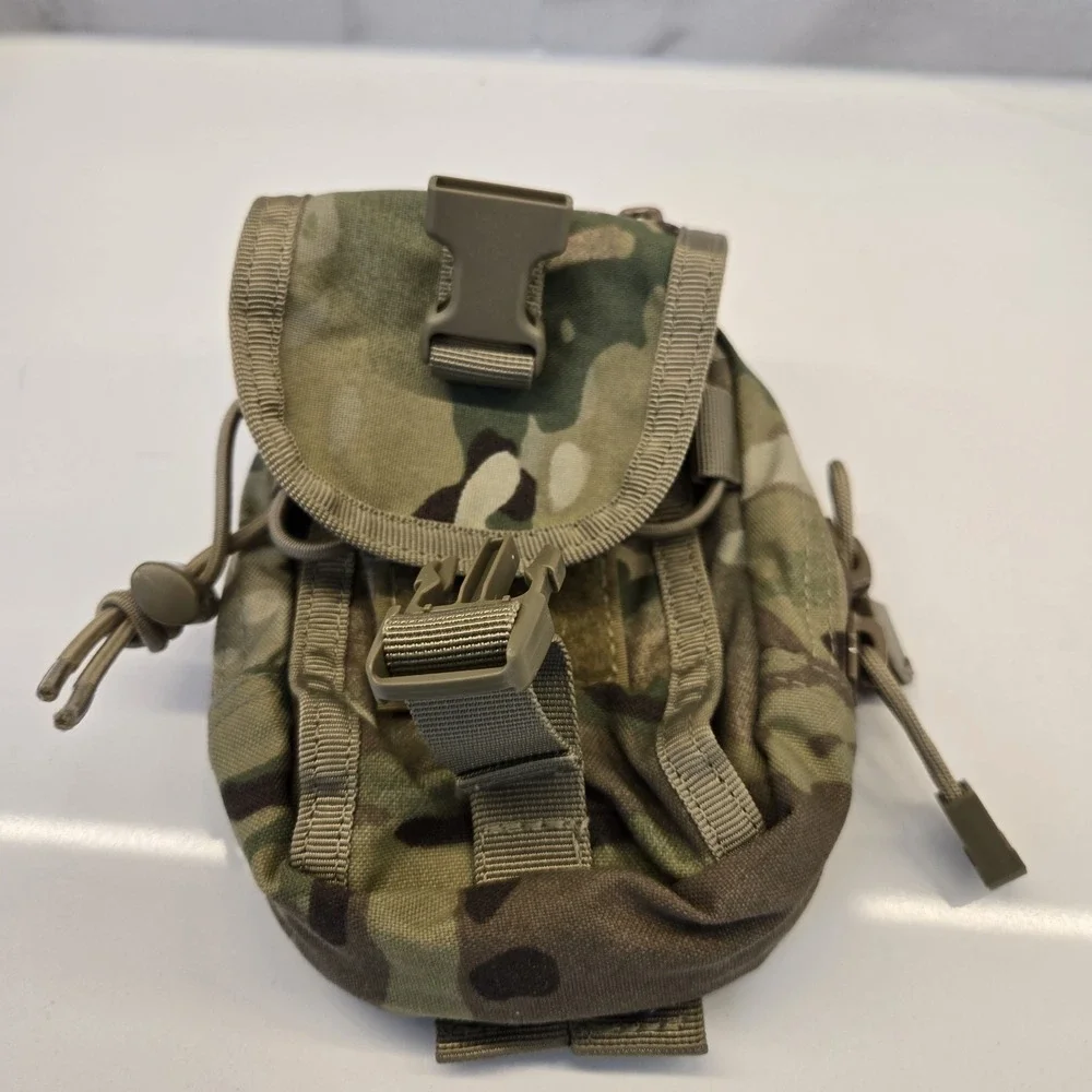 ARMY STYLE SCORPION CAMOUFLAGE 1 QUART CANTEEN POUCH Nwot‎